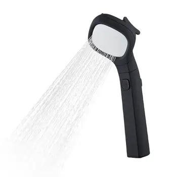כף יד ראש המקלחת 4 מצב עוצמתי בלחץ גבוה המקלחת עם כף יד המרסס מפואר גשם למקלחת לשטוף כוח כדי